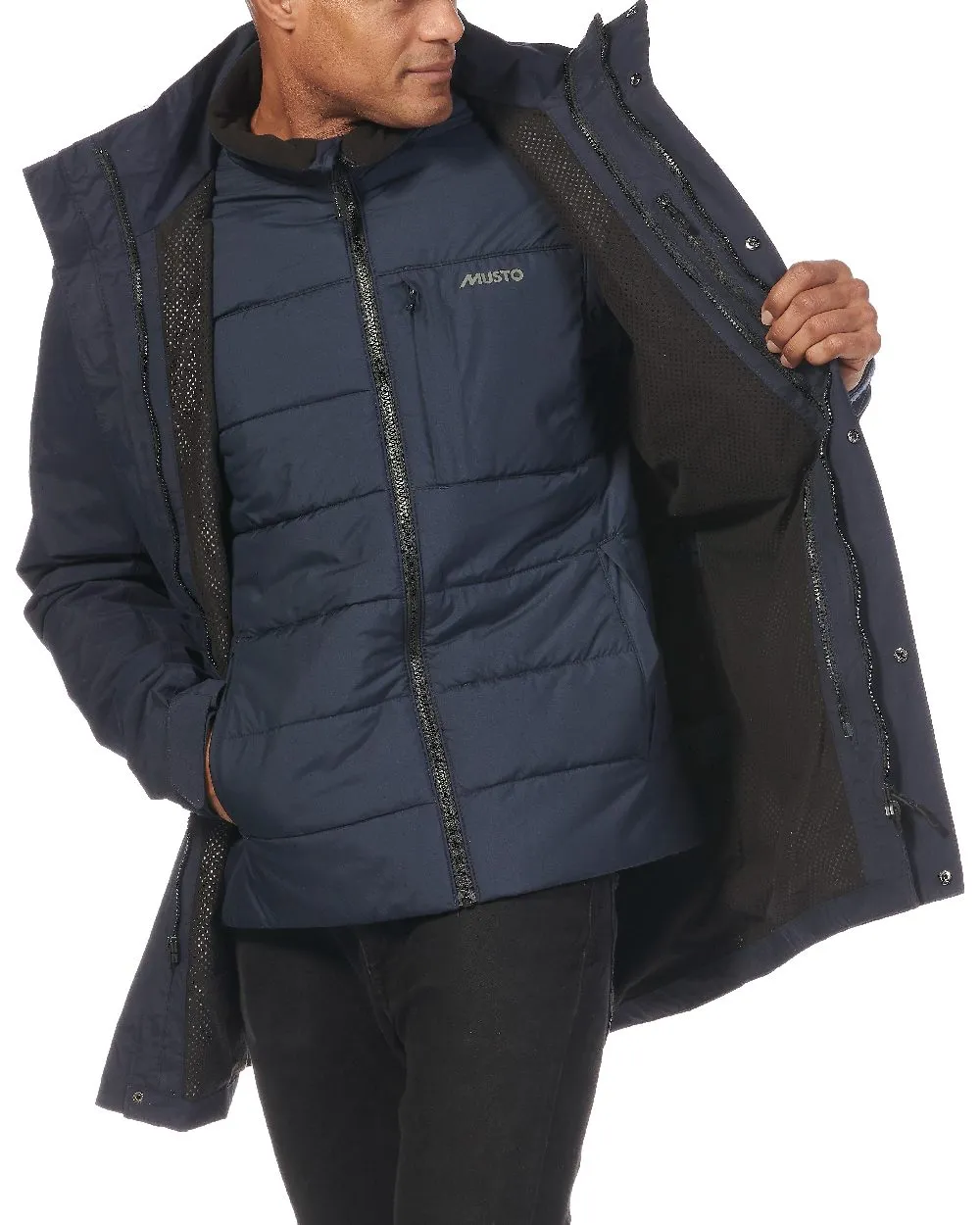 Musto Mens Marina Primaloft 3 in 1 Parka Men's Insulated Parkas