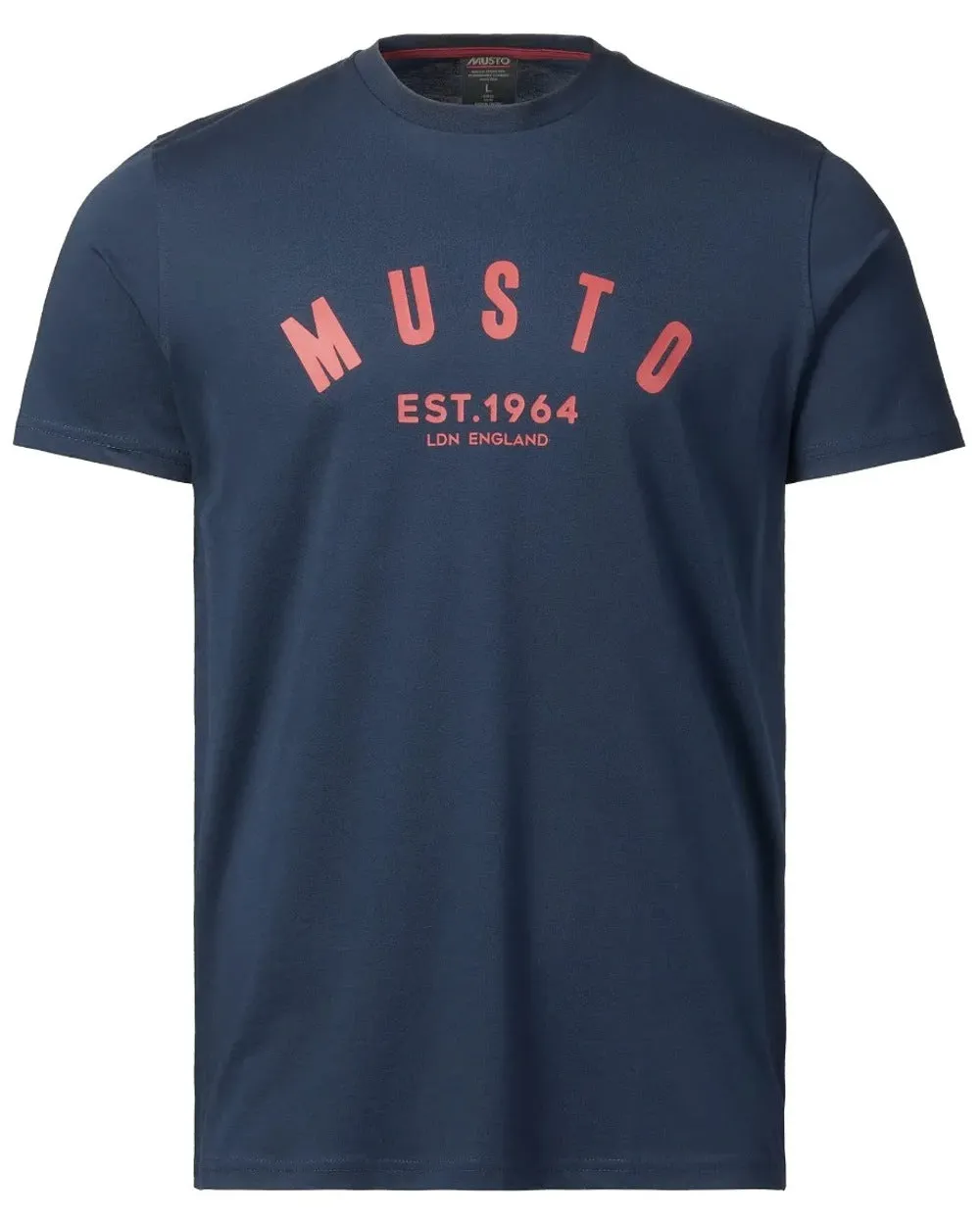 Musto Mens Marina Short Sleeve T-Shirt Sailing Logo T-shirts