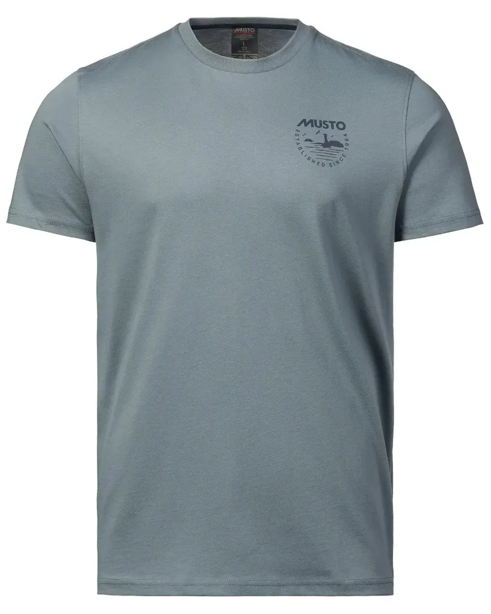 Musto Mens Marina Short Sleeve T-Shirt Sailing Logo T-shirts