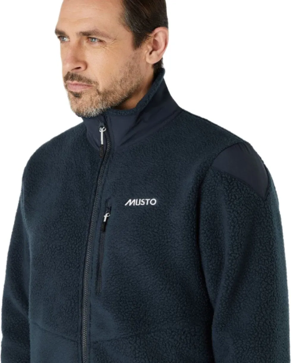 Musto Mens Nautic Full Zip Pile Fleece Sailing Fleece Layers
