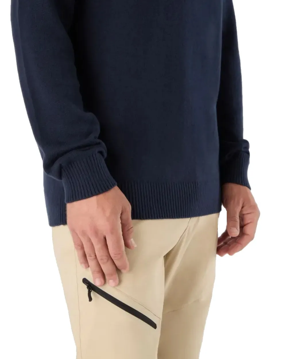 Musto Mens Original Crew Knit Sweater Crew Neck Wool Sweater