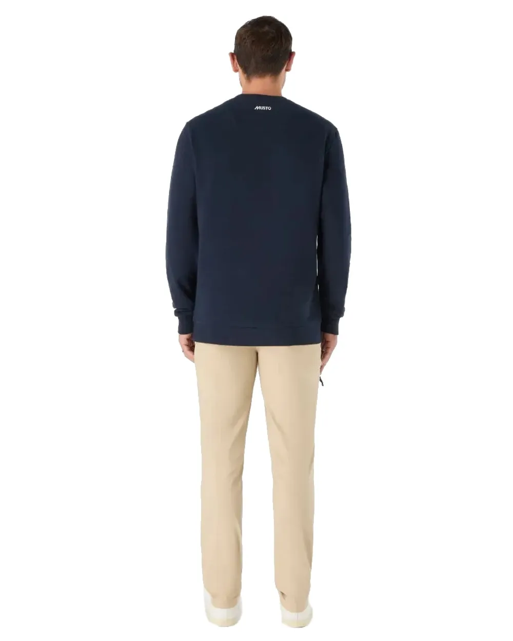 Musto Mens Original Crew Neck Sweater Men's Knit Sweaters