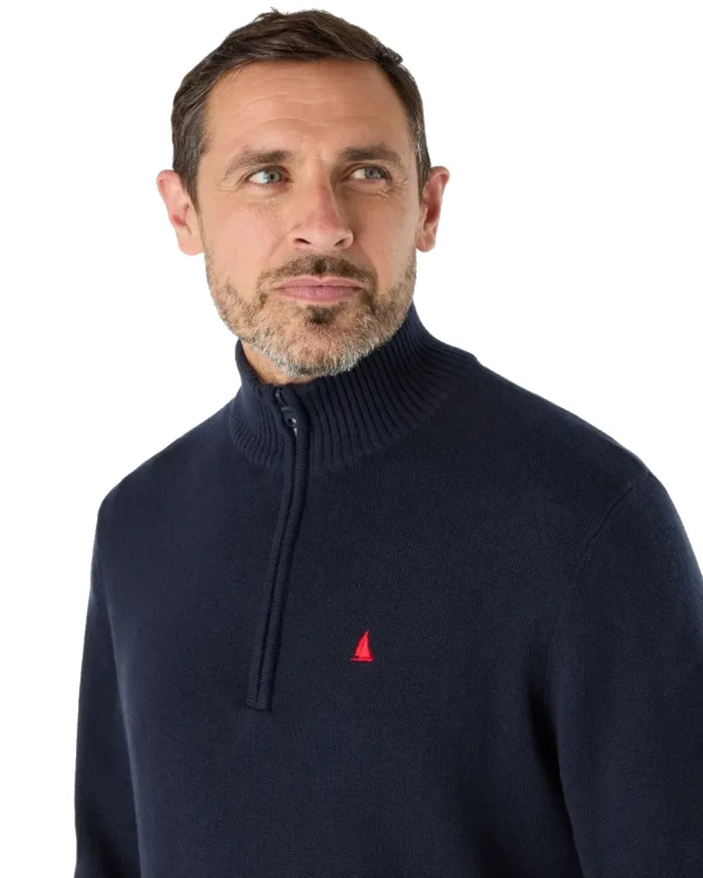 Musto Mens Original Quarter Zip Neck Knit Sweater Men's Knit Sweaters