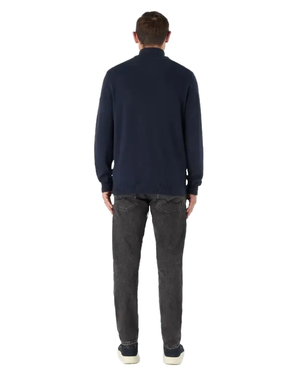 Musto Mens Original Quarter Zip Neck Knit Sweater Zip Neck Sweaters Men