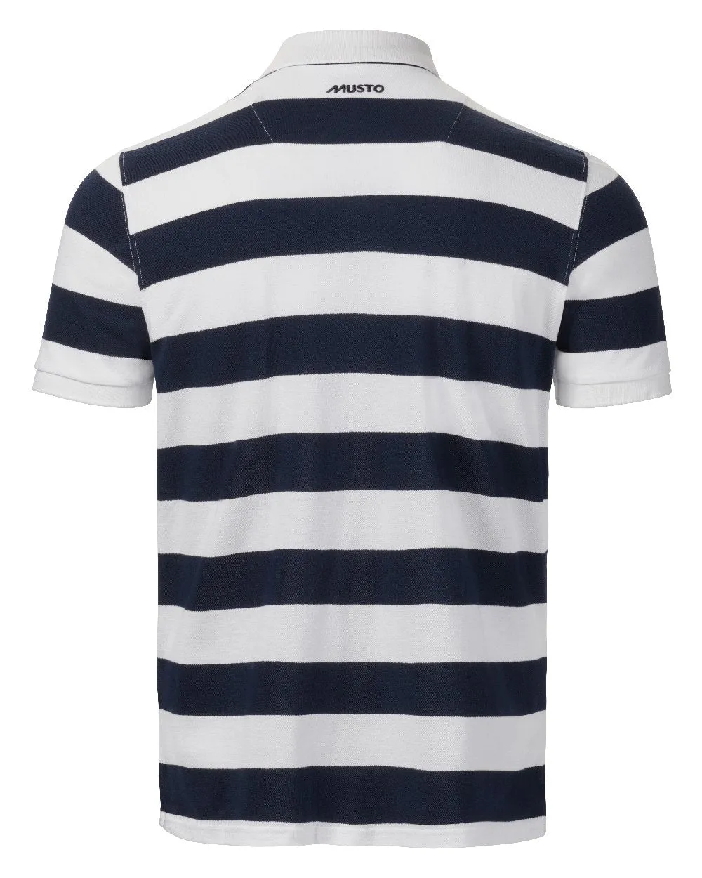 Musto Mens Original Striped Short Sleeve Polo Shirt Musto Sport Shirts
