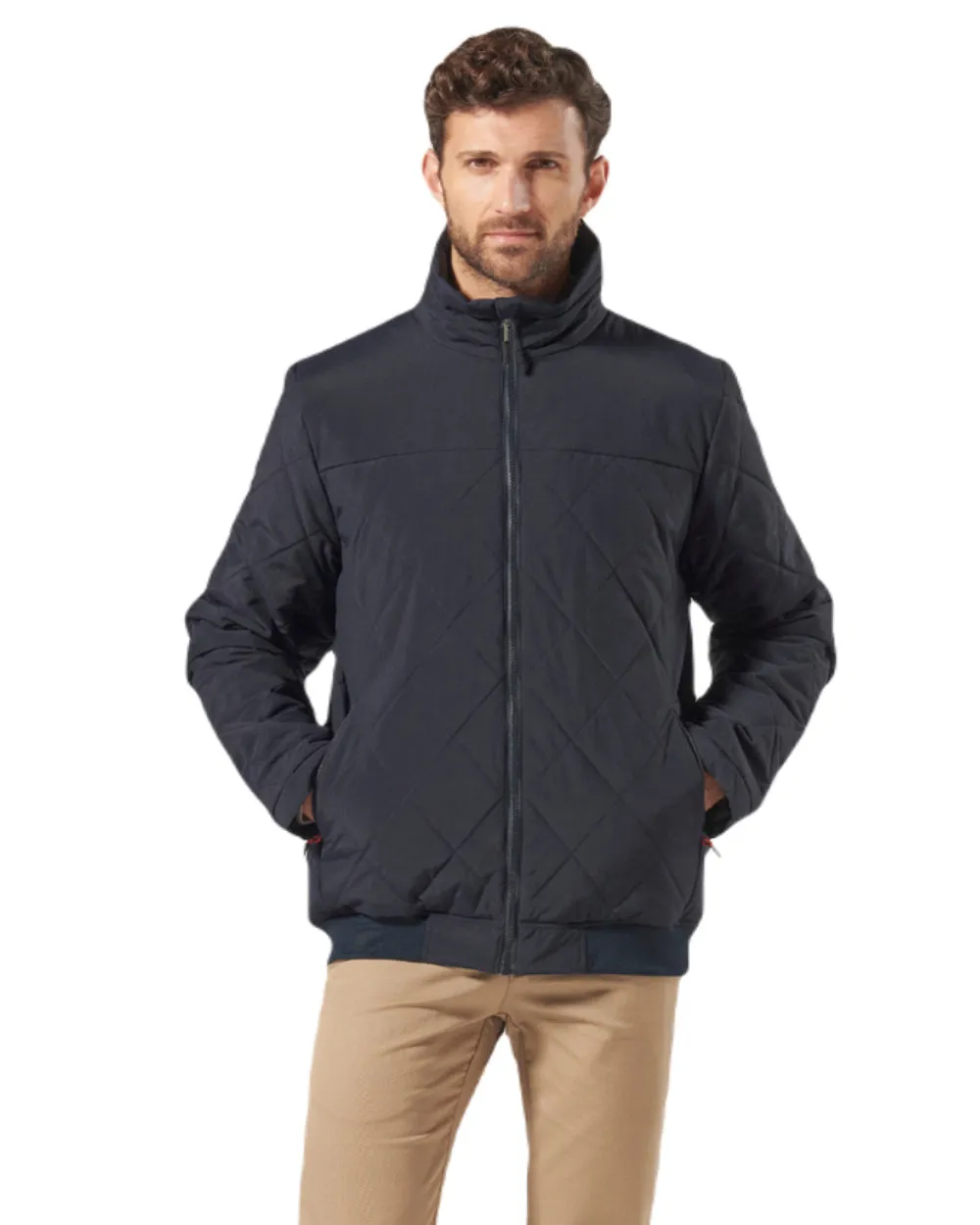 Musto Mens Snug Diamond Quilted Jacket Men's Jackets and Coats