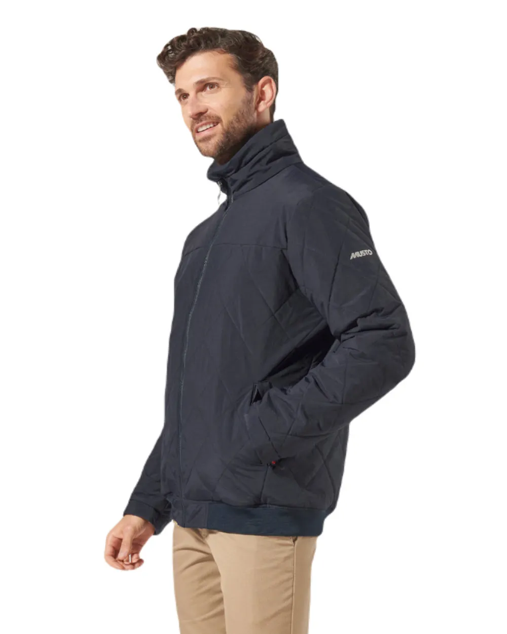 Musto Mens Snug Diamond Quilted Jacket Men's Jackets and Coats