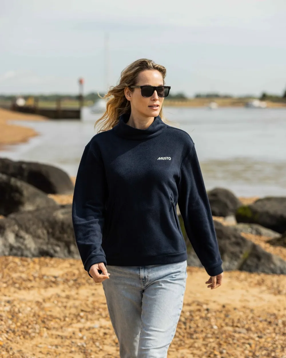 Musto Womens Classic Fleece Pullover Sailing Fleece Layers