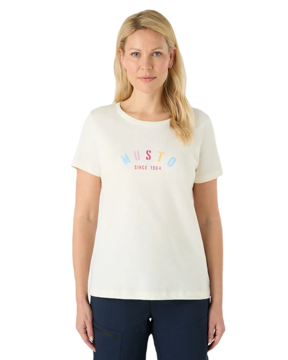 Musto Womens Classic Short Sleeve T-Shirt Sailing Logo T-shirts