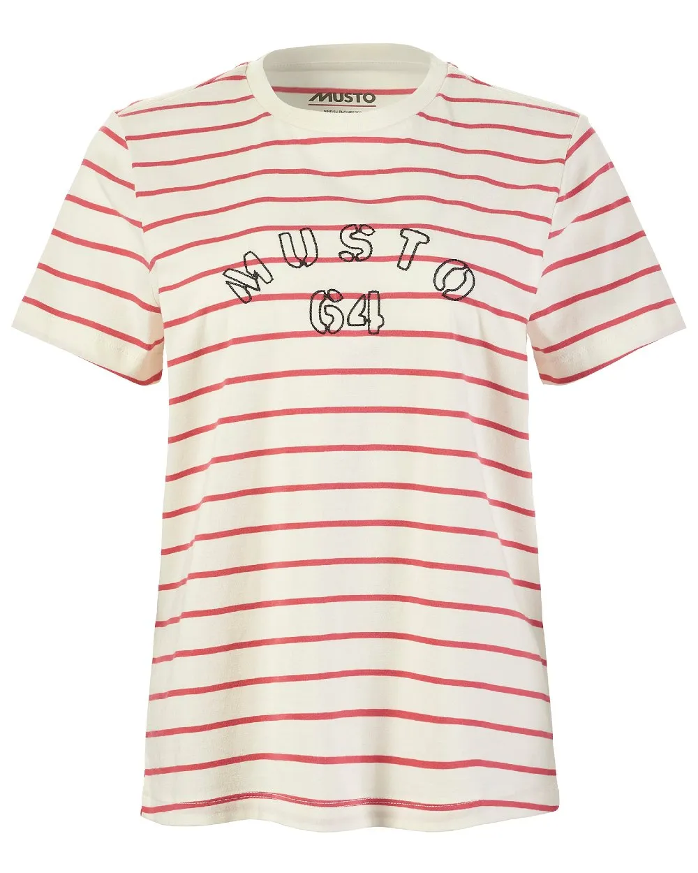 Musto Womens Classic Striped Short Sleeve T-Shirt Sailing Graphic Tees