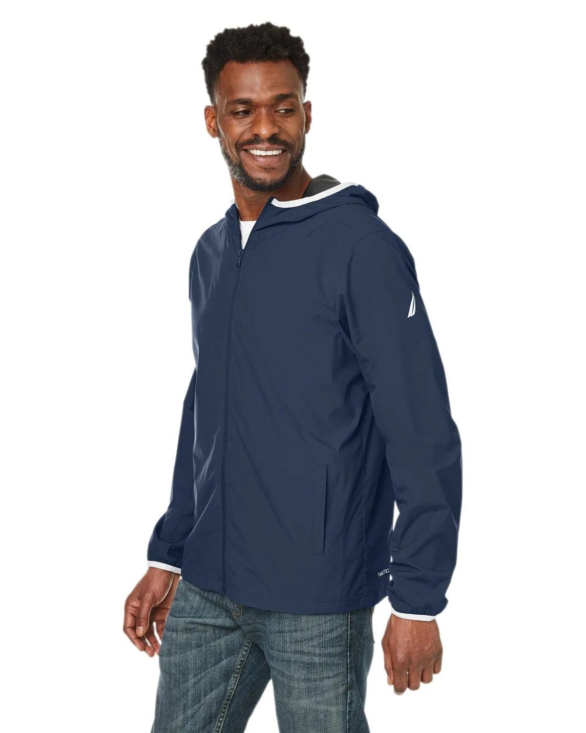 Nautica - Men'S Stillwater Windbreaker Jacket Command Attention