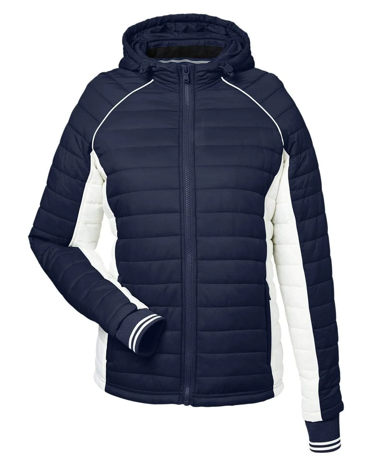 Nautica - Women'S Nautical Mile Puffer Packable Jacket Break Boundaries