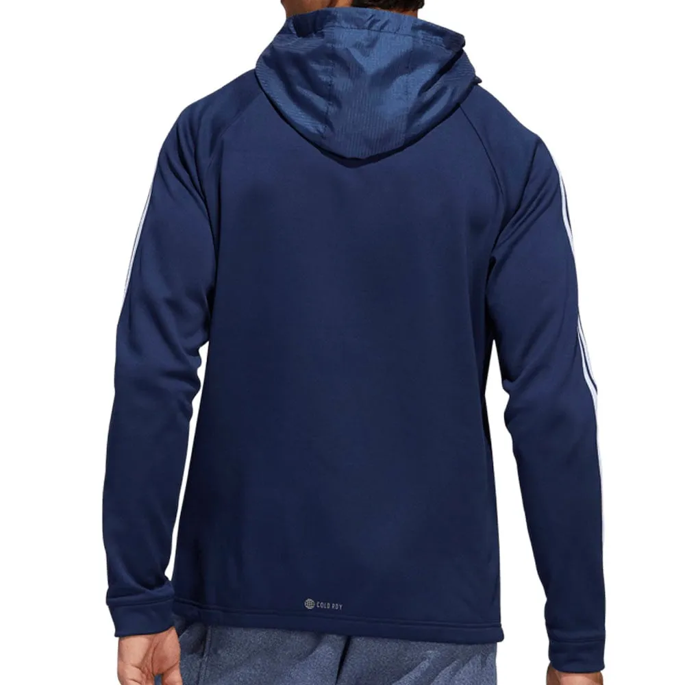 Adidas Three Stripe Cold.Rdy Hoodie - Collegiate Navy Rule the Streets