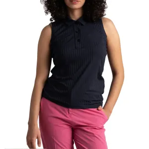 Cross Women'S Andrea Sleeveless Polo Golf Shirt - Navy Walk with Purpose Mother's Day Sale