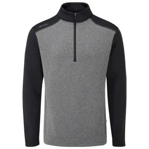 Ping Ramsey 1/2 Zip Pullover - Black Marl/Black Black Friday Sale