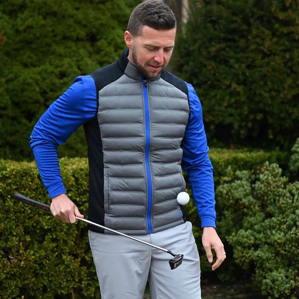 Proquip Helm Quilt Gilet - Black/Grey Made to Turn Heads All Eyes on You