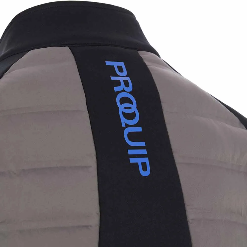 Proquip Helm Quilt Gilet - Black/Grey New Year's Eve Sale Step Out Boldly
