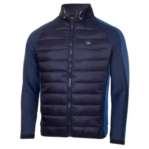 Calvin Klein Dynamo Tech Knit Jacket - Navy/Ocean Blue Confidence Starts Here Move Like You Mean It