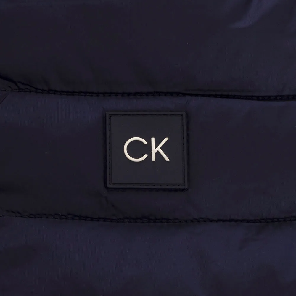 Black Friday Exclusive Calvin Klein Dynamo Tech Knit Jacket - Navy/Ocean Blue