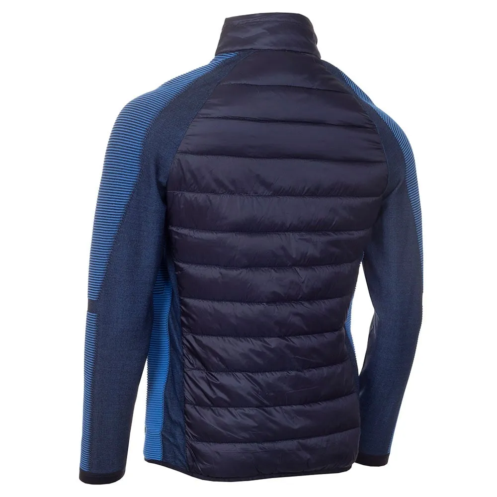 Calvin Klein Dynamo Tech Knit Jacket - Navy/Ocean Blue Gear Up and Go