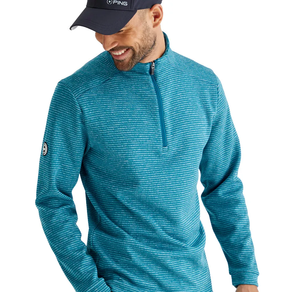 Not for the Ordinary No Limits, Just Style Ping Bryon 1/2 Zip Mid Layer  - Forest Multi
