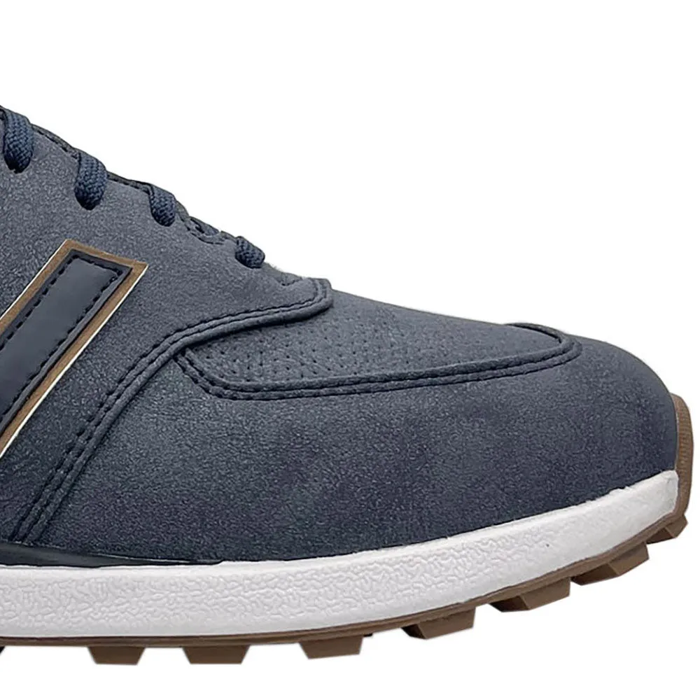 New Balance 574 Greens V2 Spikeless Waterproof Shoes - Navy/Gum Hit Your Next Level