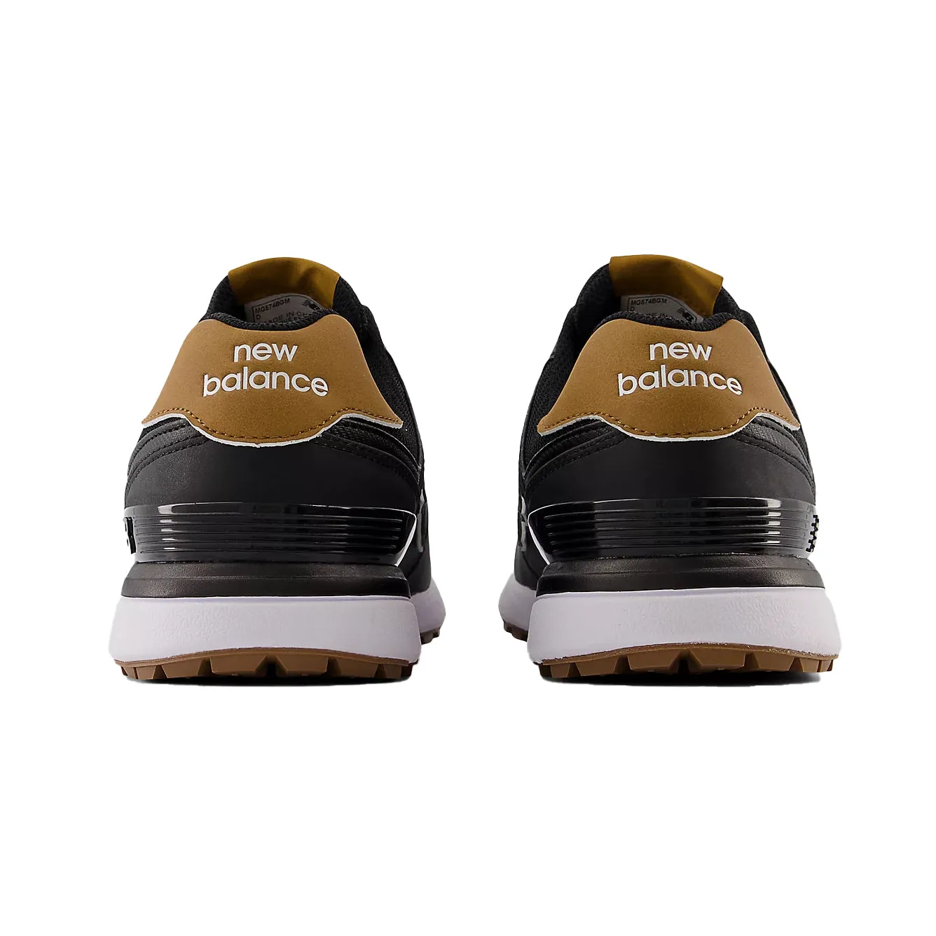 New Balance 574 Greens V2 Spikeless Wide (Ee) Golf Shoes - Black/Gum Own Every Step