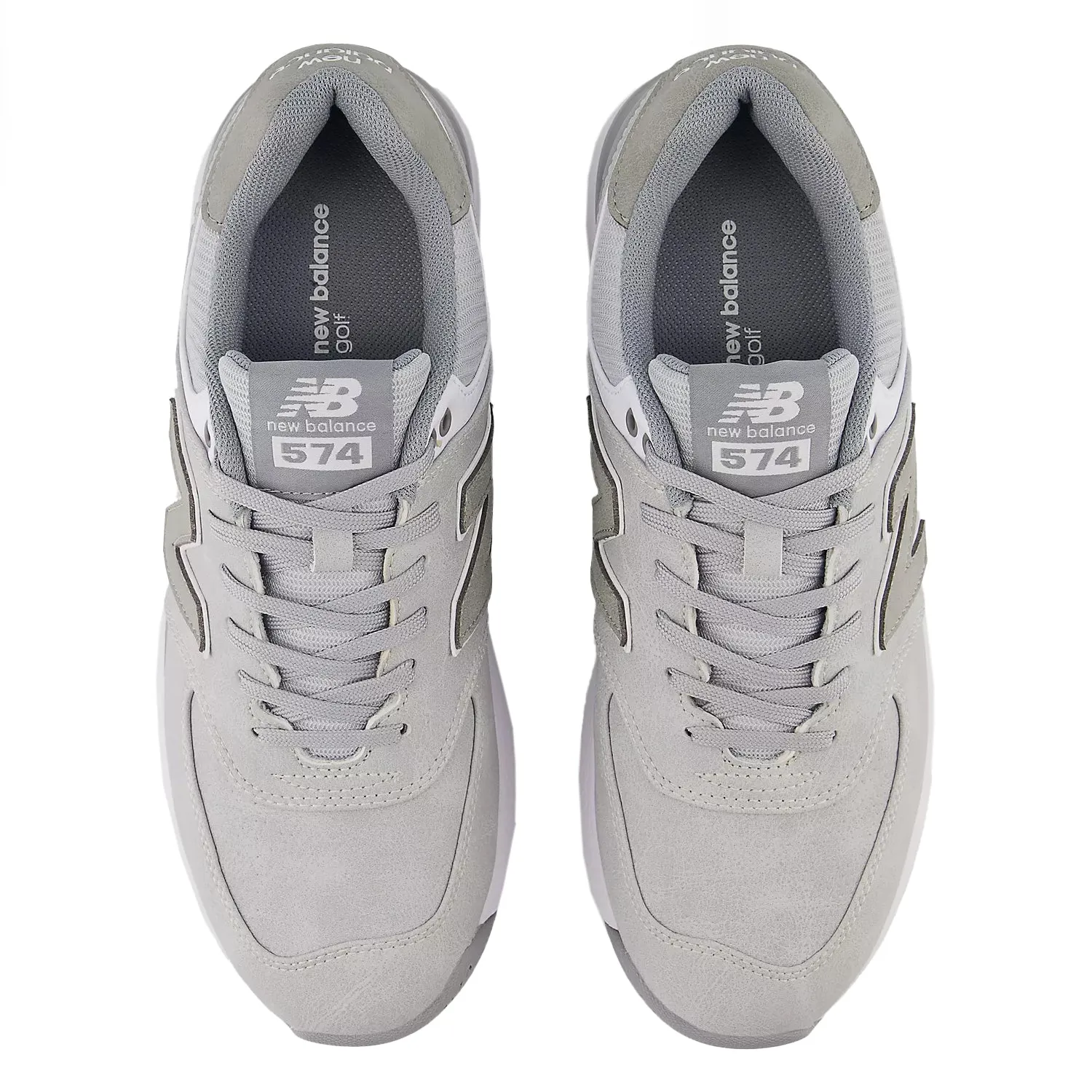 New Balance 574 Greens V2 Spikeless Wide (Ee) Golf Shoes - Light Grey Black Friday Sale Own the Streets