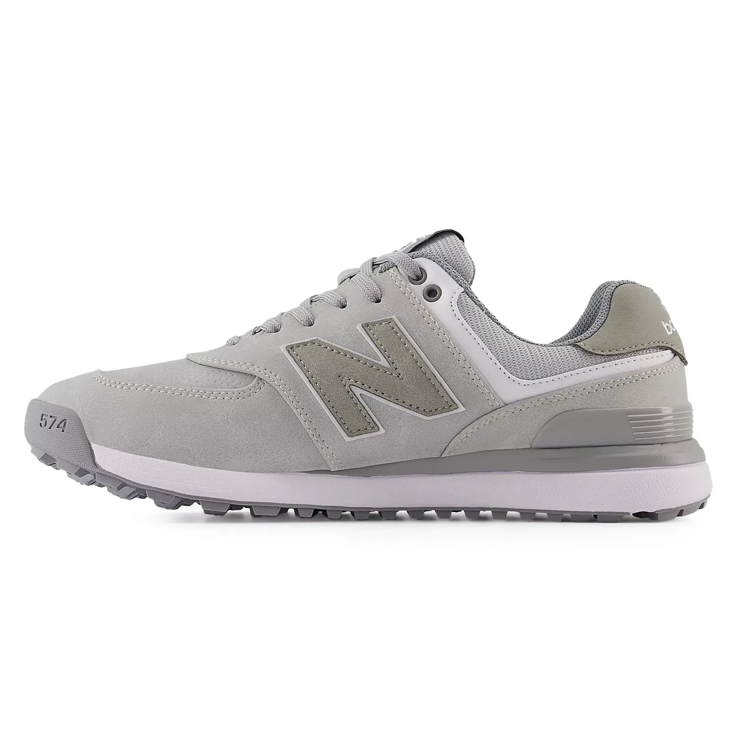 Unleash Your Power New Balance 574 Greens V2 Spikeless Wide (Ee) Golf Shoes - Light Grey