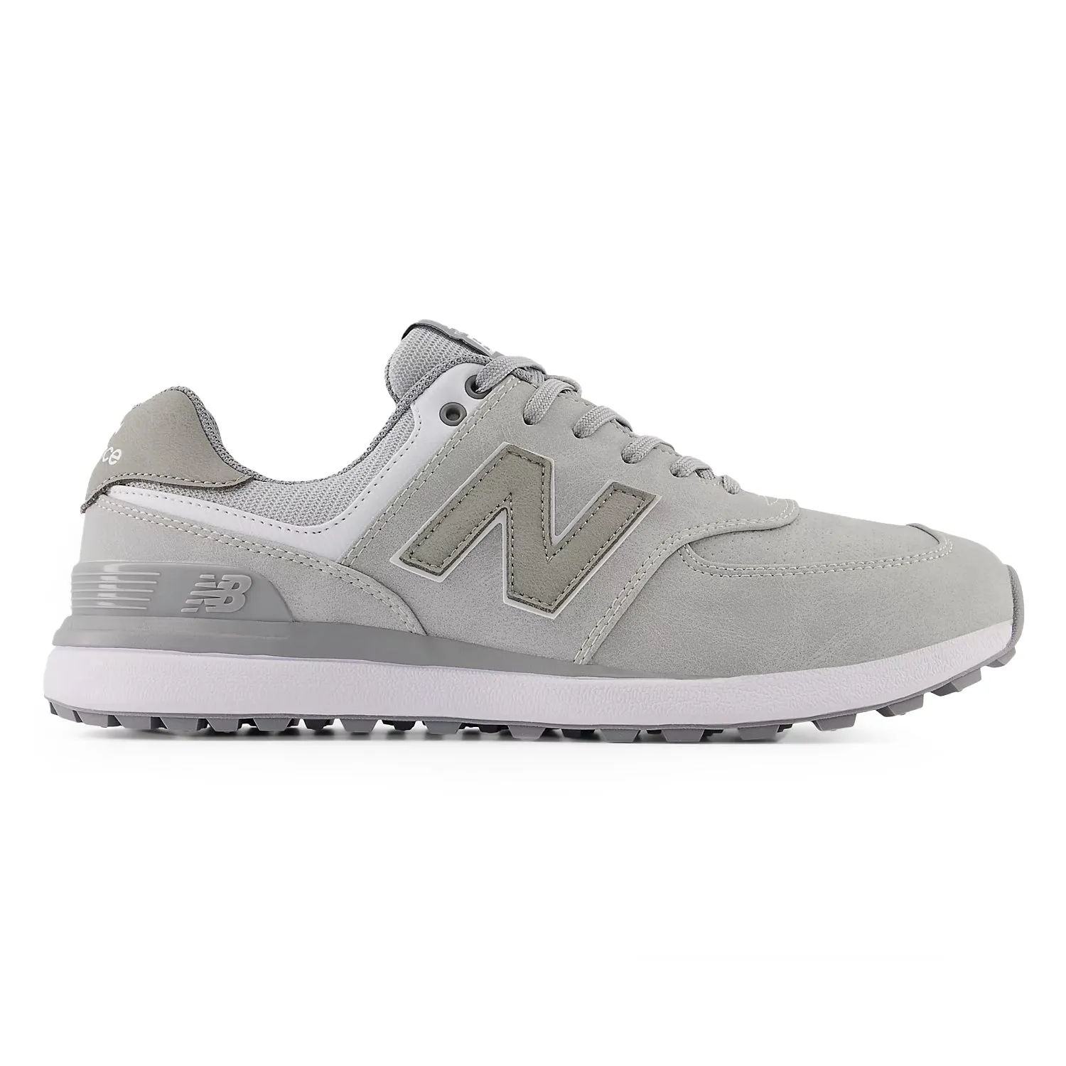 Keep Going Strong New Balance 574 Greens V2 Spikeless Wide (Ee) Golf Shoes - Light Grey