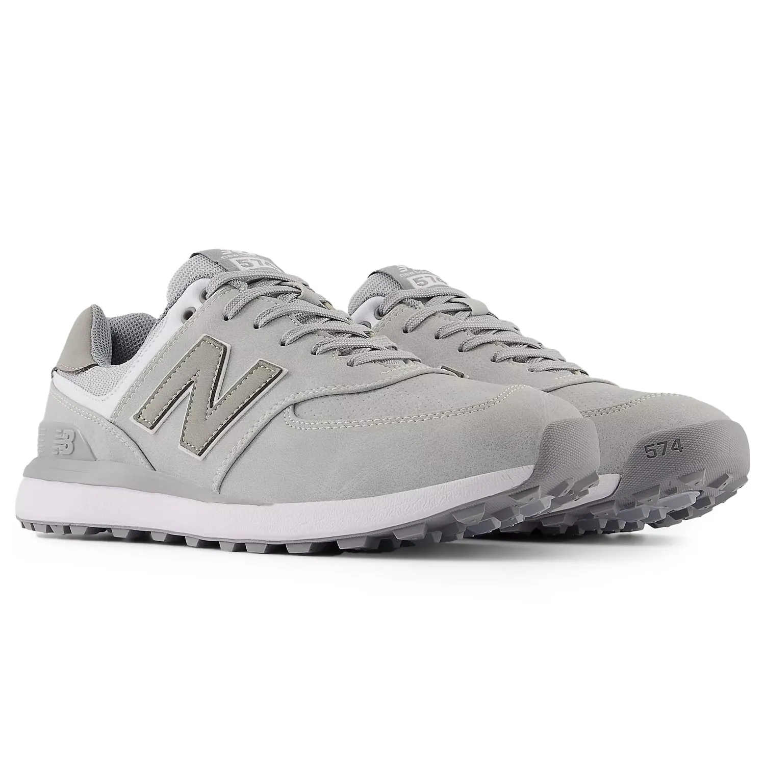 New Balance 574 Greens V2 Spikeless Wide (Ee) Golf Shoes - Light Grey Independence Day Sale