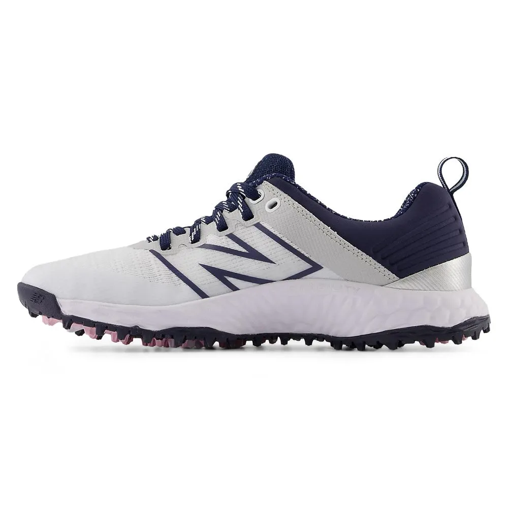 New Balance Women'S Fresh Foam Contend V2 Wide Spikeless Golf Shoes -White/Navy Cyber Monday Sale Built to Move You