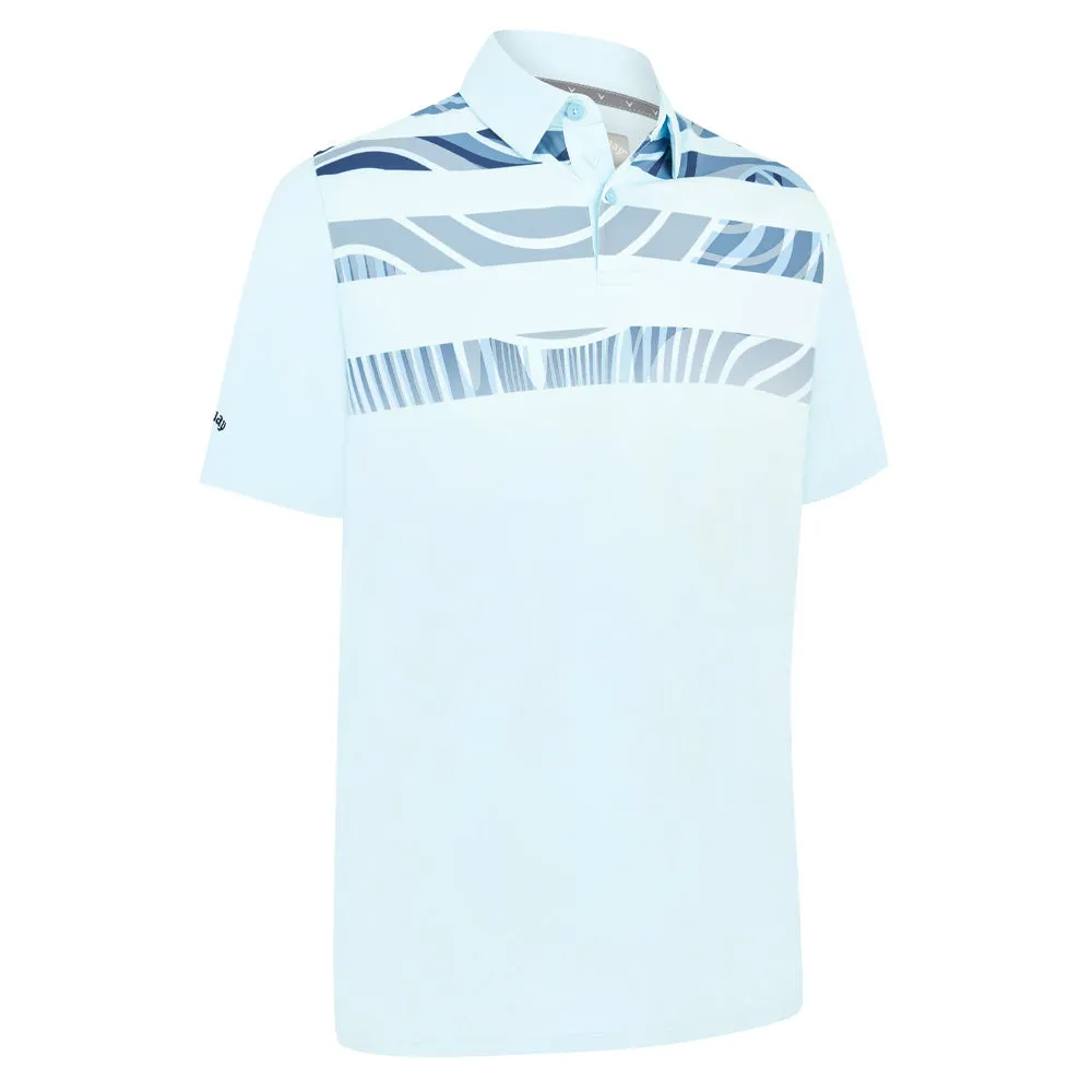 Callaway Trippy Block Polo Shirt - Arctic Paradise President's Day Sale