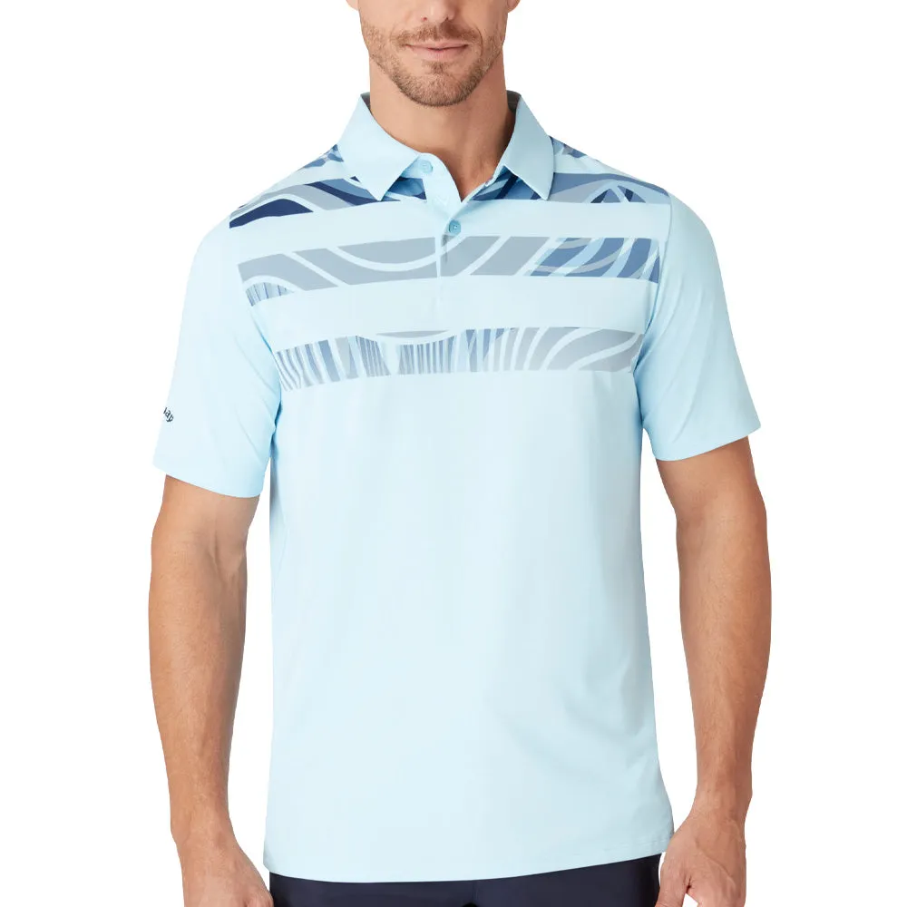 Callaway Trippy Block Polo Shirt - Arctic Paradise Bring the Heat