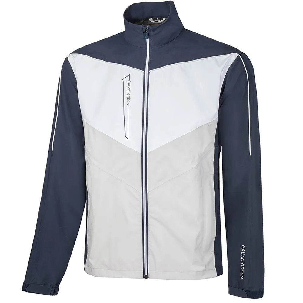 Christmas Eve Sale Galvin Green Armstrong Gore-Tex Paclite Waterproof Jacket - Navy/Cool Grey/White