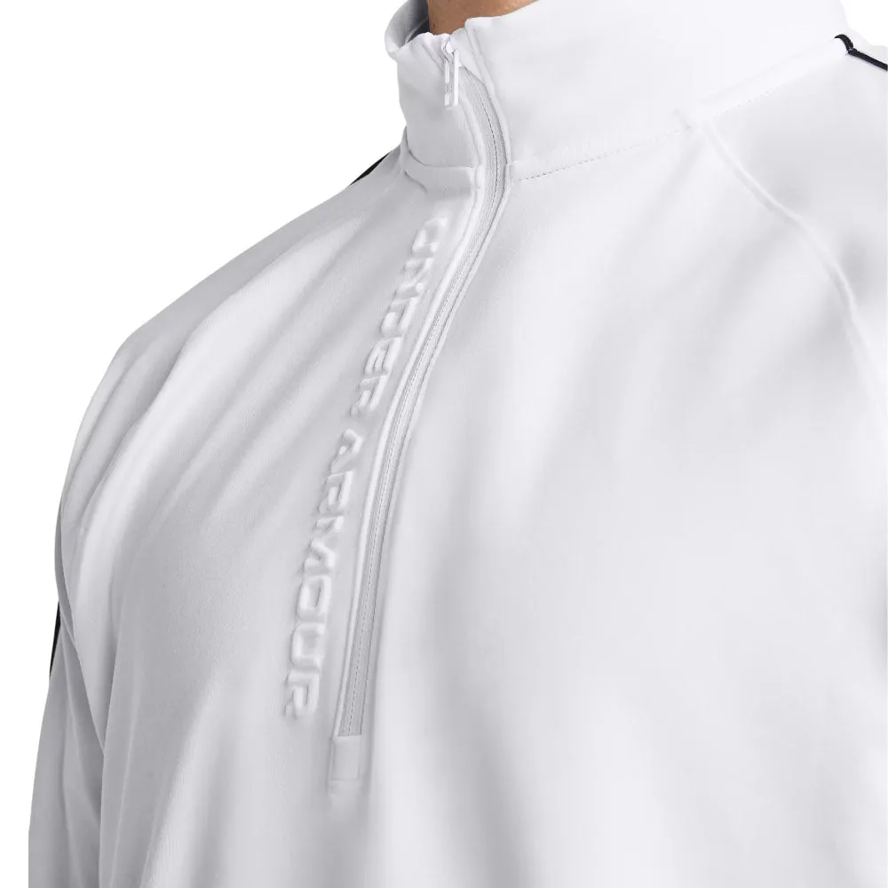 Under Armour Storm Midlayer 1/2 Zip Pullover - White/Midnight Navy/White Autumn Sale Economical