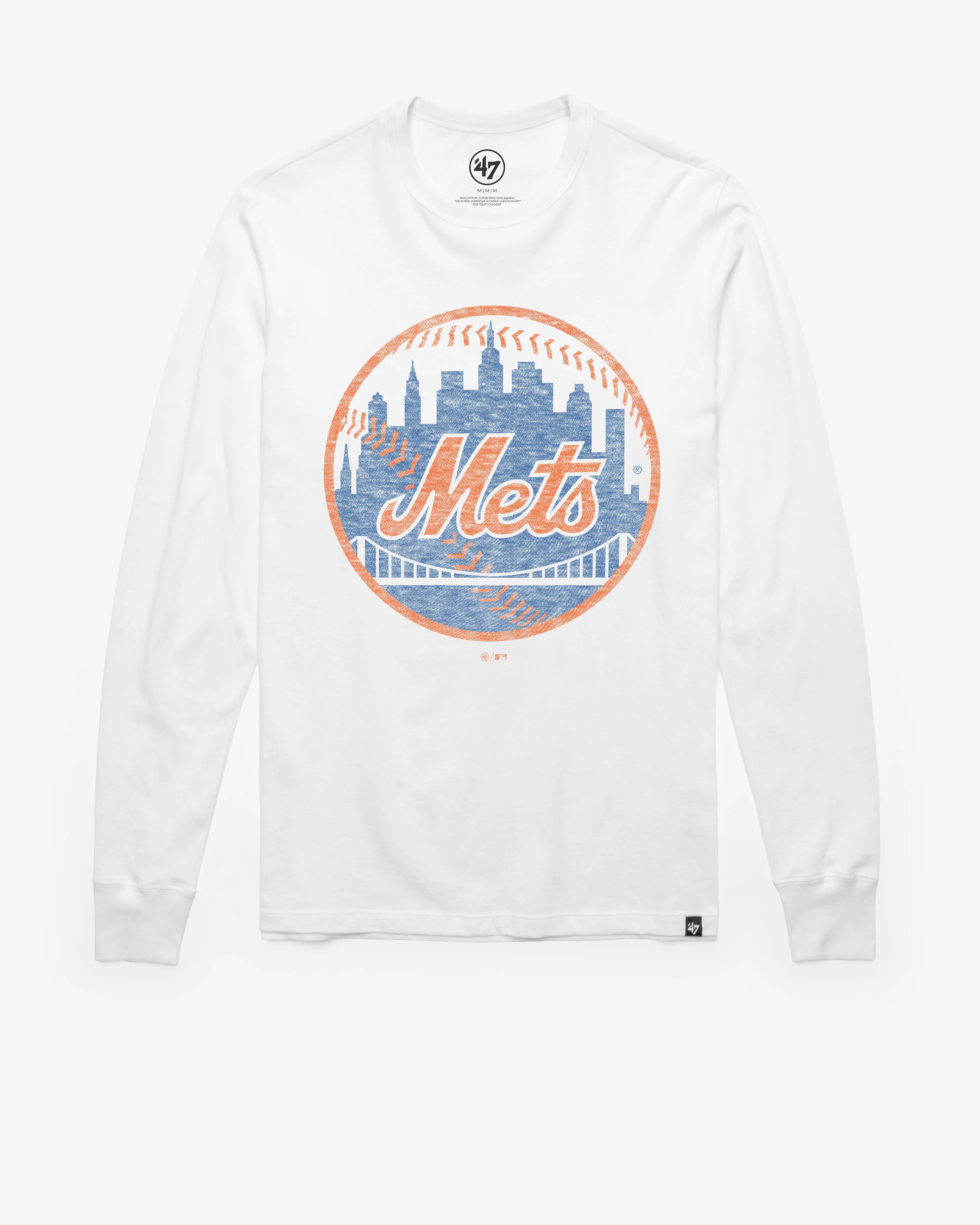 NEW YORK METS PREMIER FRANKLIN LONG SLEEVE TEE