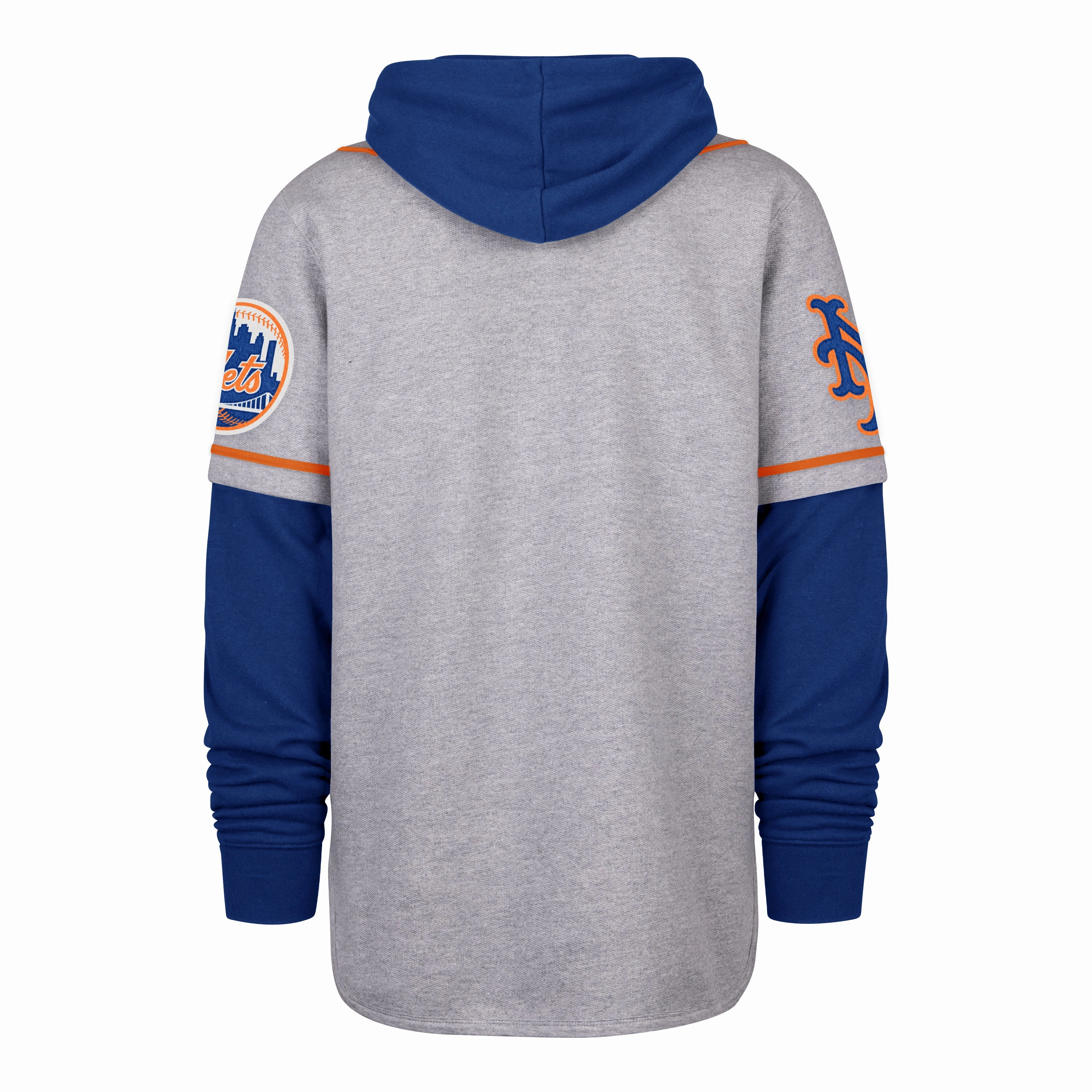 NEW YORK METS COOPERSTOWN GAME FELT FIFTIES '47 SHORTSTOP PULLOVER HOOD