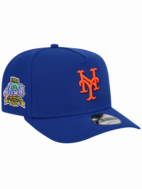 New York Mets New Era MLB 40th Ann Pre-Curved 9FIFTY A-Frame Snapback Hat - Blue