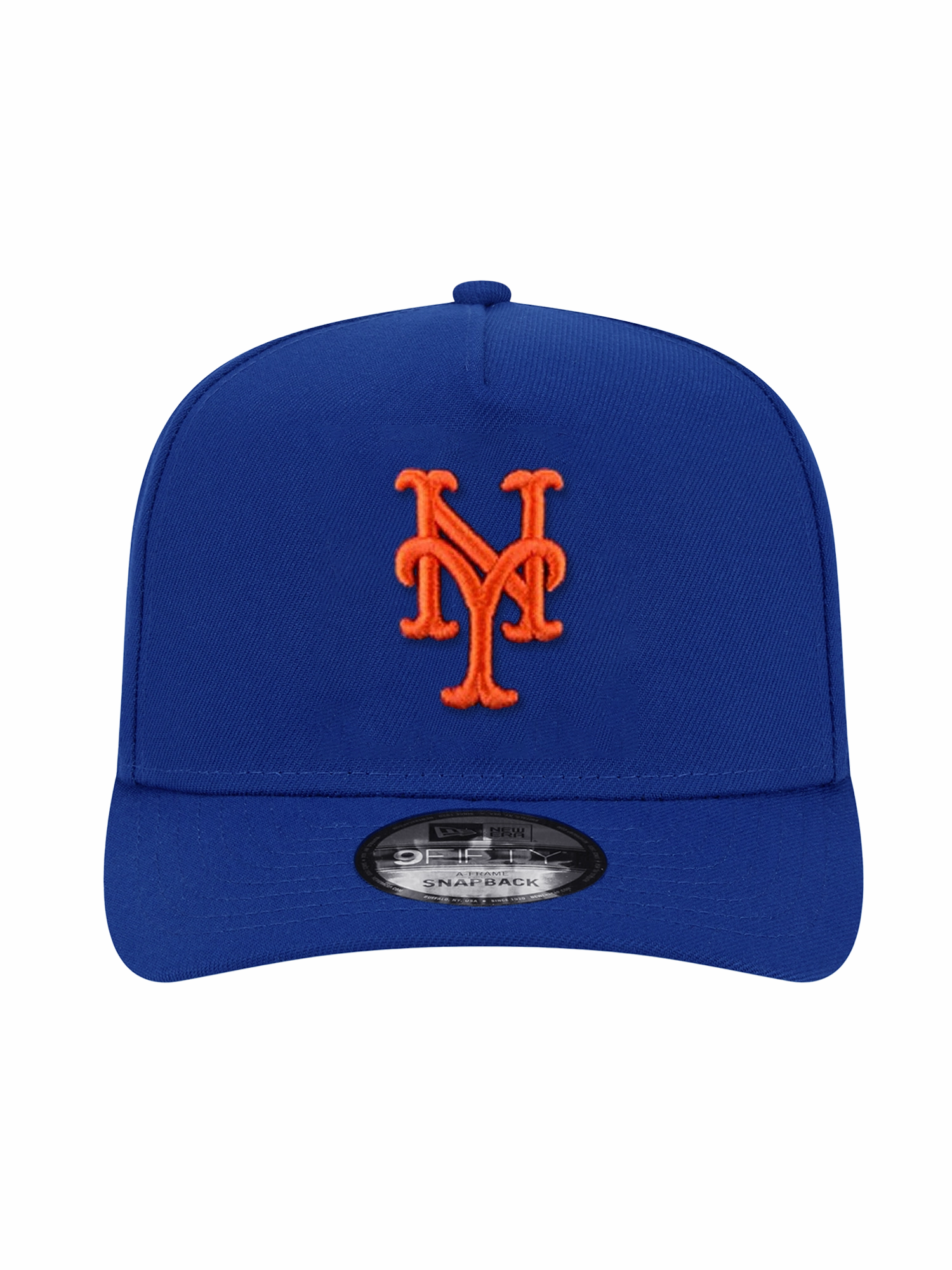 New York Mets New Era MLB 40th Ann Pre-Curved 9FIFTY A-Frame Snapback Hat - Blue