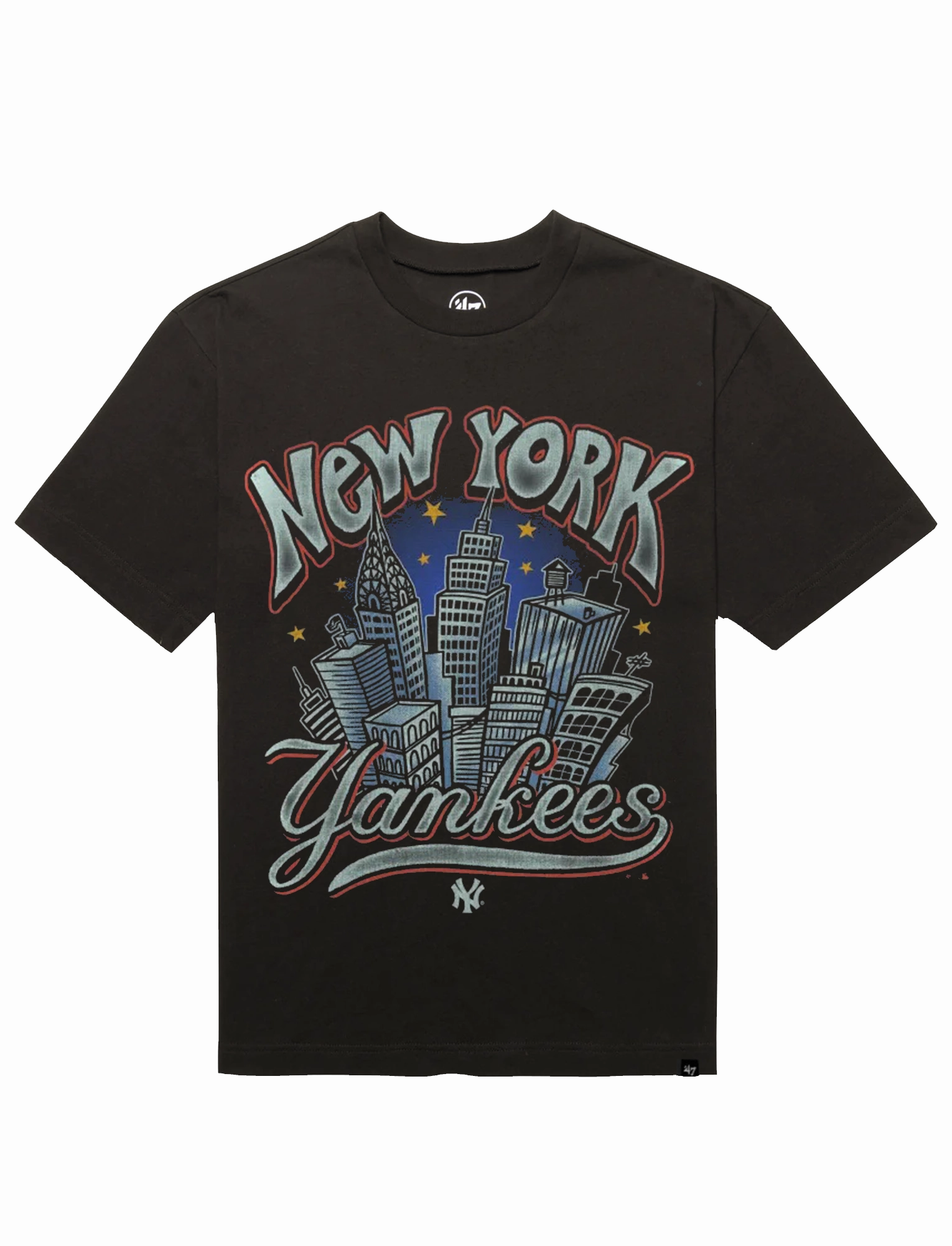 New York Yankees '47 MLB City Vintage Foundation T-Shirt - Carbonite