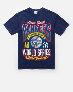NEW YORK YANKEES COOPERSTOWN WORLD SERIES LOCKER VINTAGE '47 TUBULAR TEE
