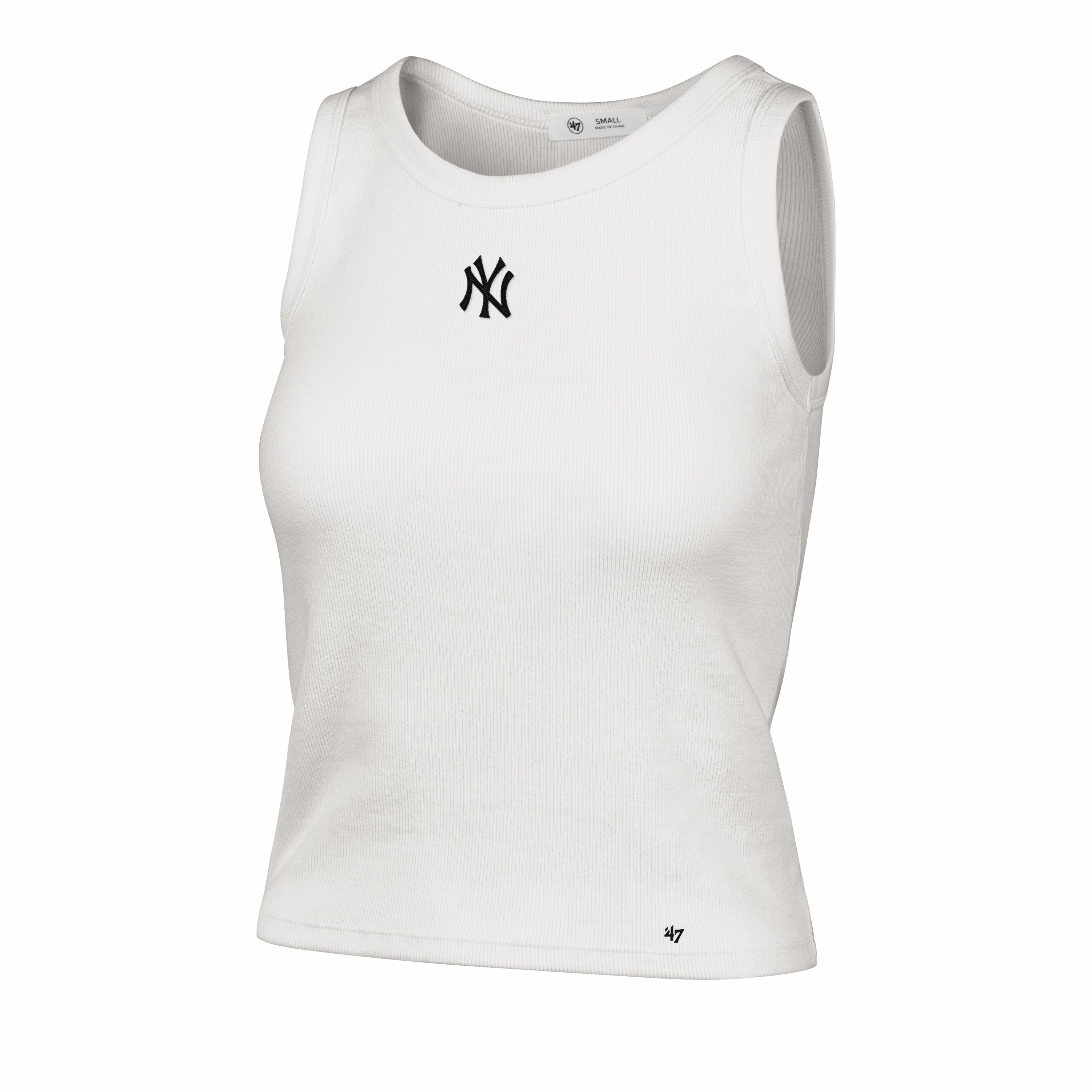 NEW YORK YANKEES MICRO EMB '47 BABY RIB TANK WOMENS