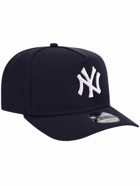 New York Yankees New Era MLB Team Pre-Curved 9FIFTY A-Frame Snapback Hat - Navy