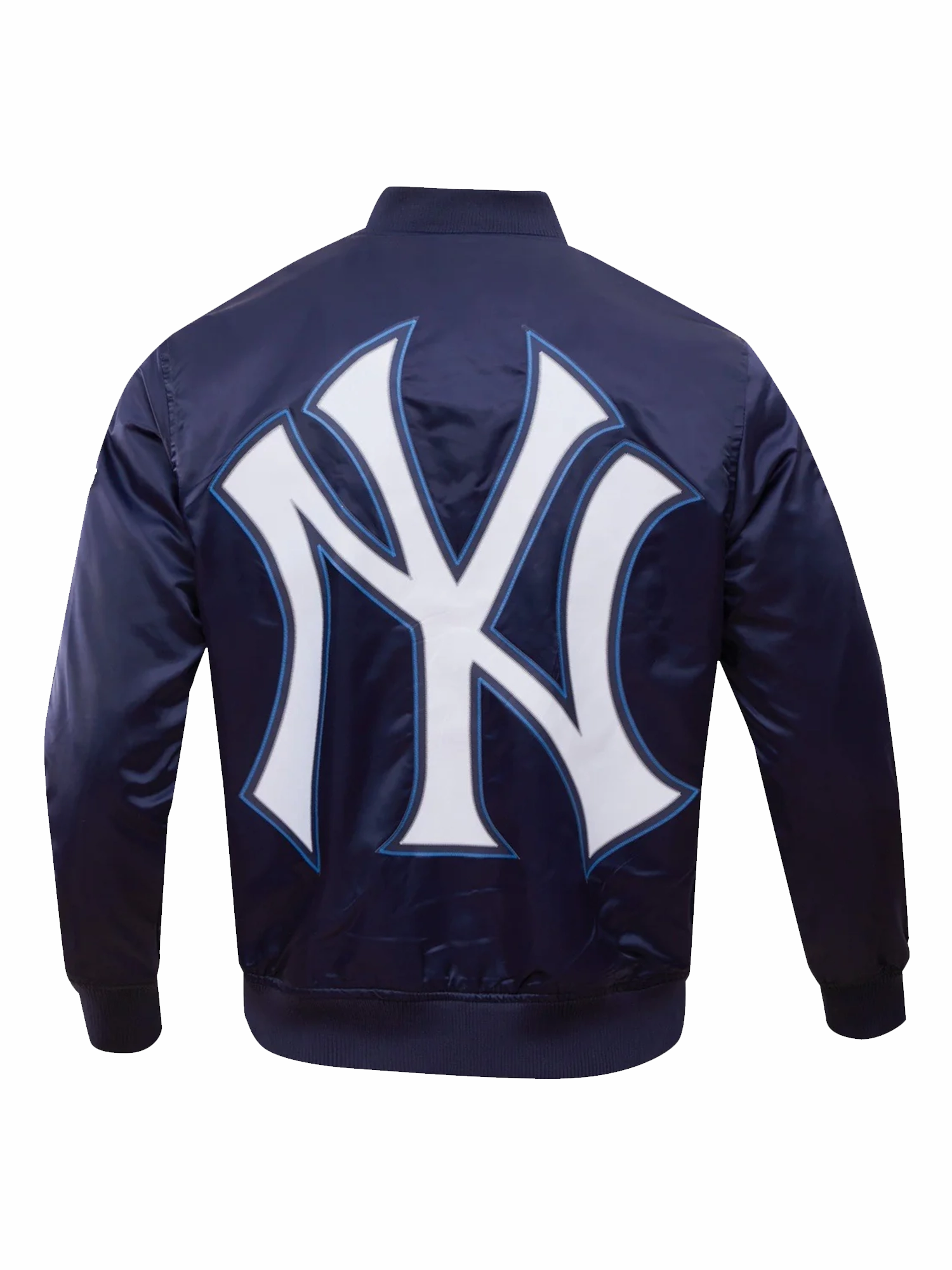 New York Yankees Pro Standard MLB Team Classic Satin Button Jacket - Navy