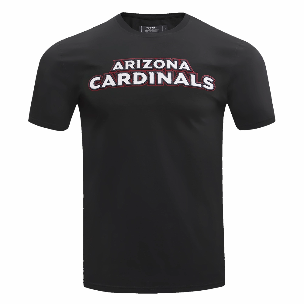 NFL ARIZONA CARDNIALS CLASSIC CHENILLE MEN'S TEE (BLACK)