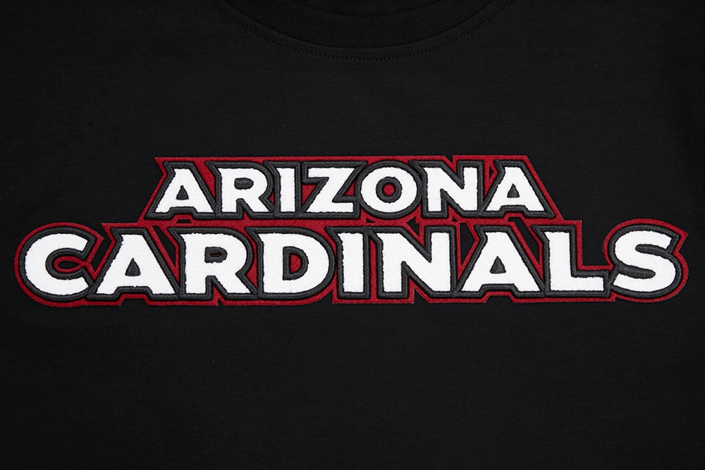 NFL ARIZONA CARDNIALS CLASSIC CHENILLE MEN'S TEE (BLACK)