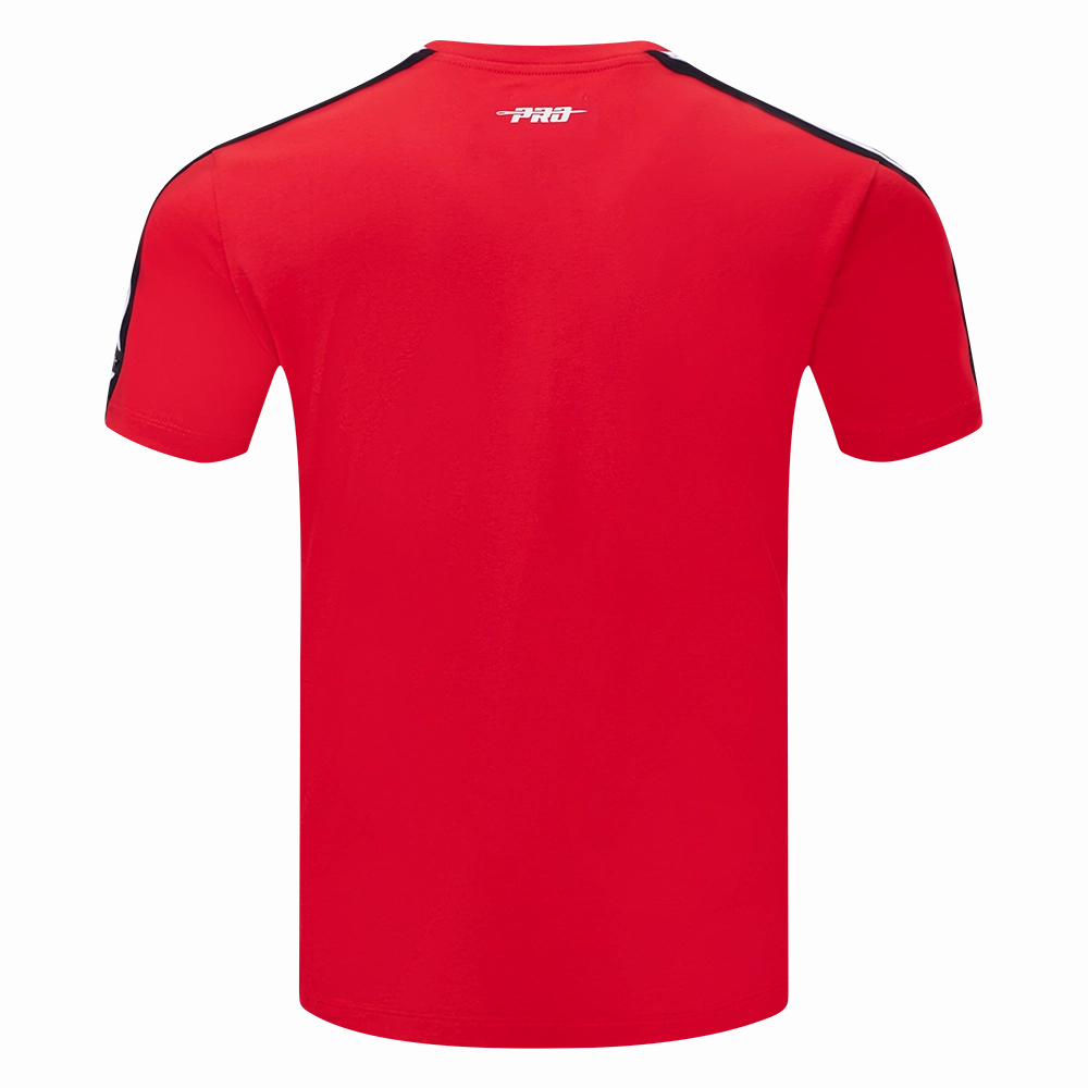 NFL ATLANTA FALCONS RETRO CLASSIC MEN'S STRIPED TEE (RED/BLACK)