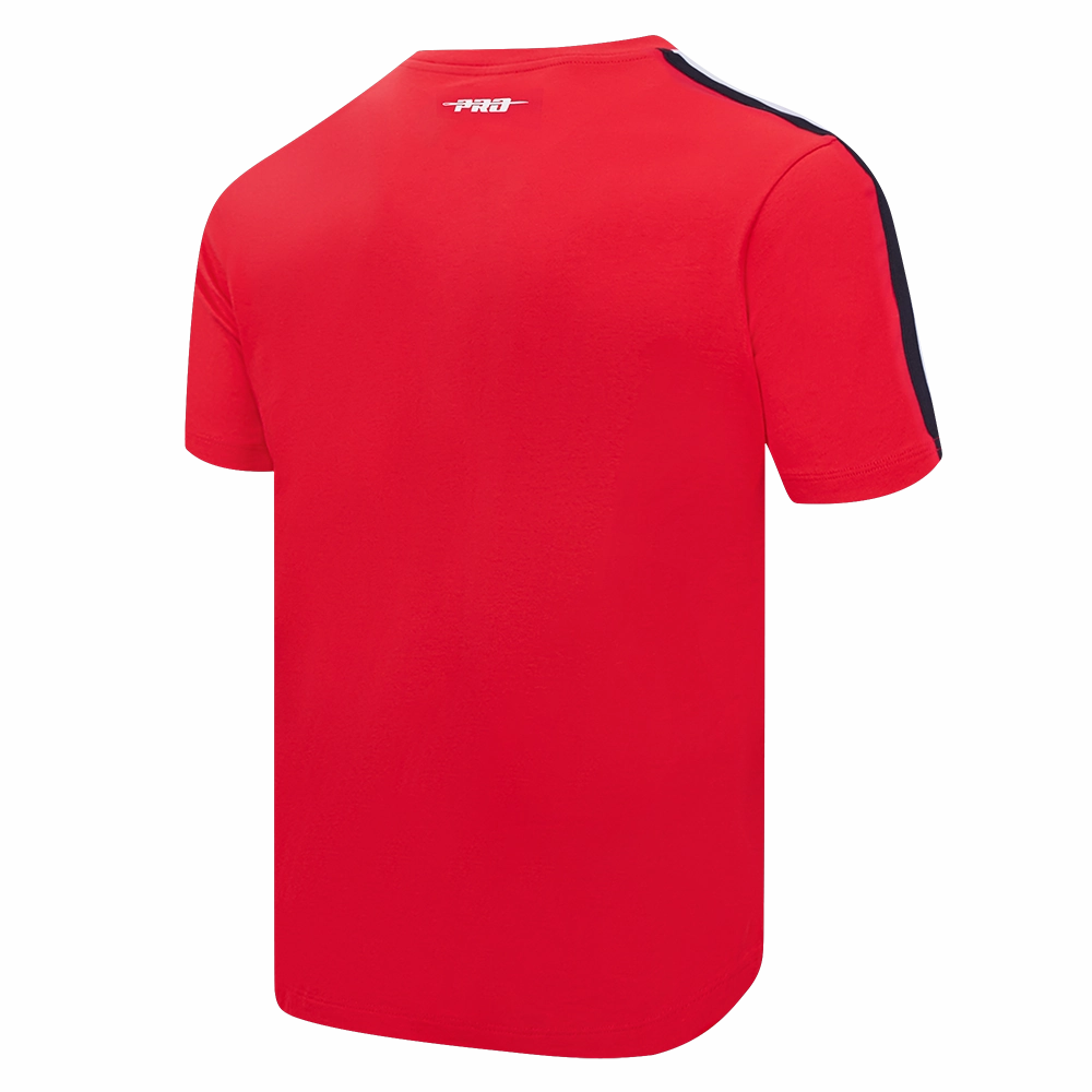 NFL ATLANTA FALCONS RETRO CLASSIC MEN'S STRIPED TEE (RED/BLACK)
