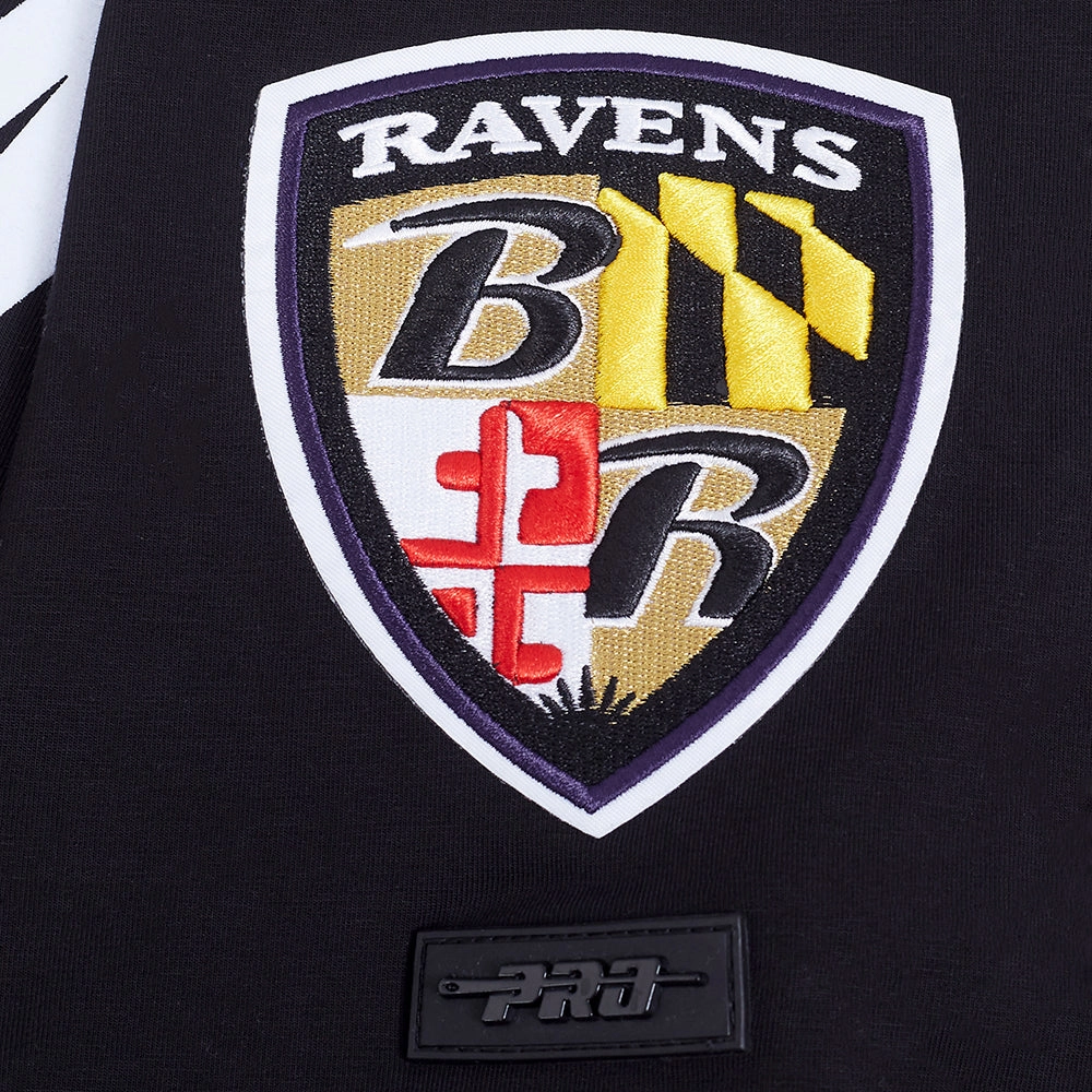 NFL BALTIMORE RAVENS LAMAR JACKSON #8 MEN'S TEE (BLACK)